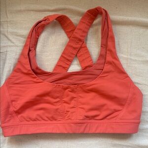 Lululemon Coral Cross-Back Sports Bra